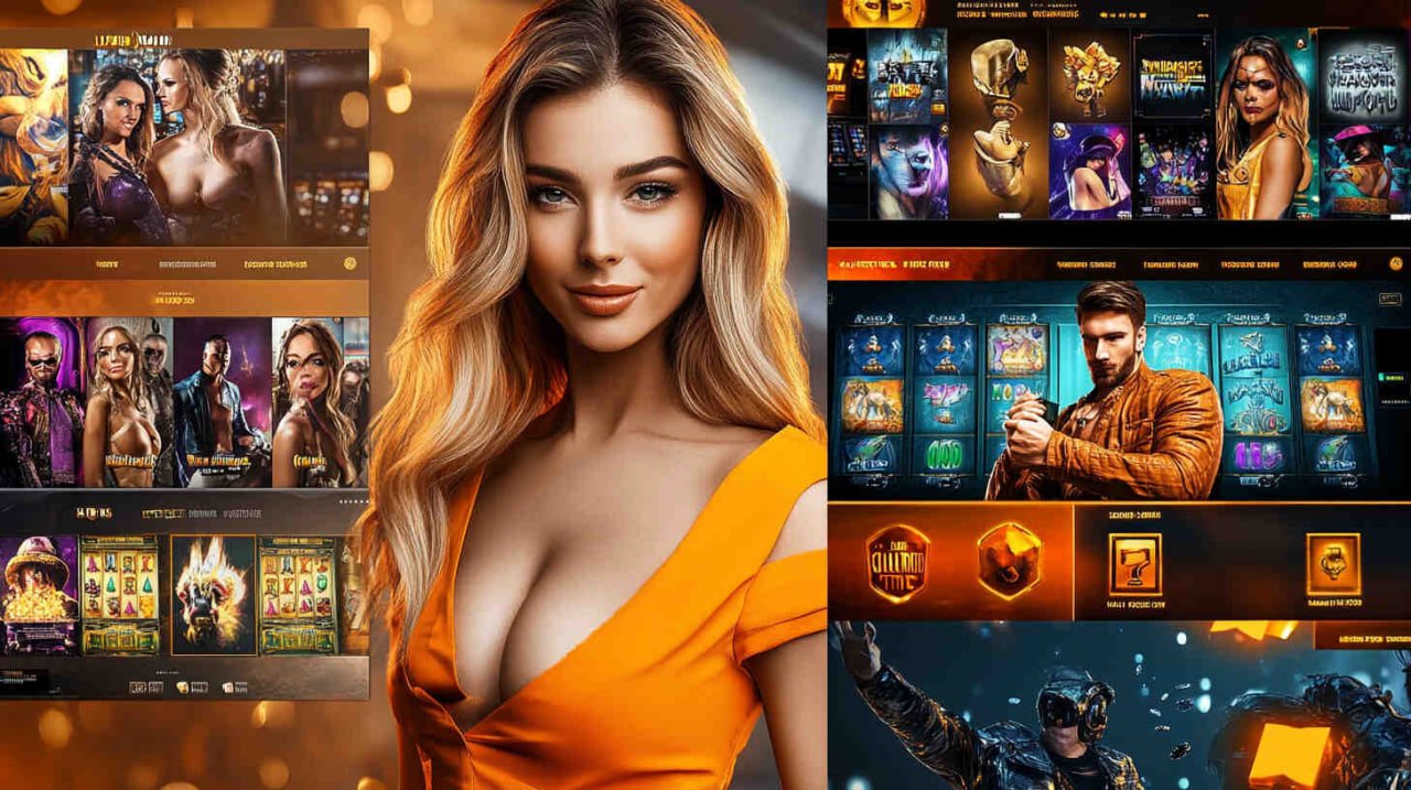 Máy slot jackpot nổi bật trên nền giao diện kunet